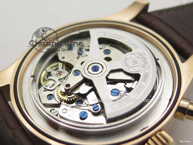 MIROTIME 0208 Pilot Chrono RG 3878 ZF Best Edition Grey Dial On Brown Leather Strap A UrbanChic 7330